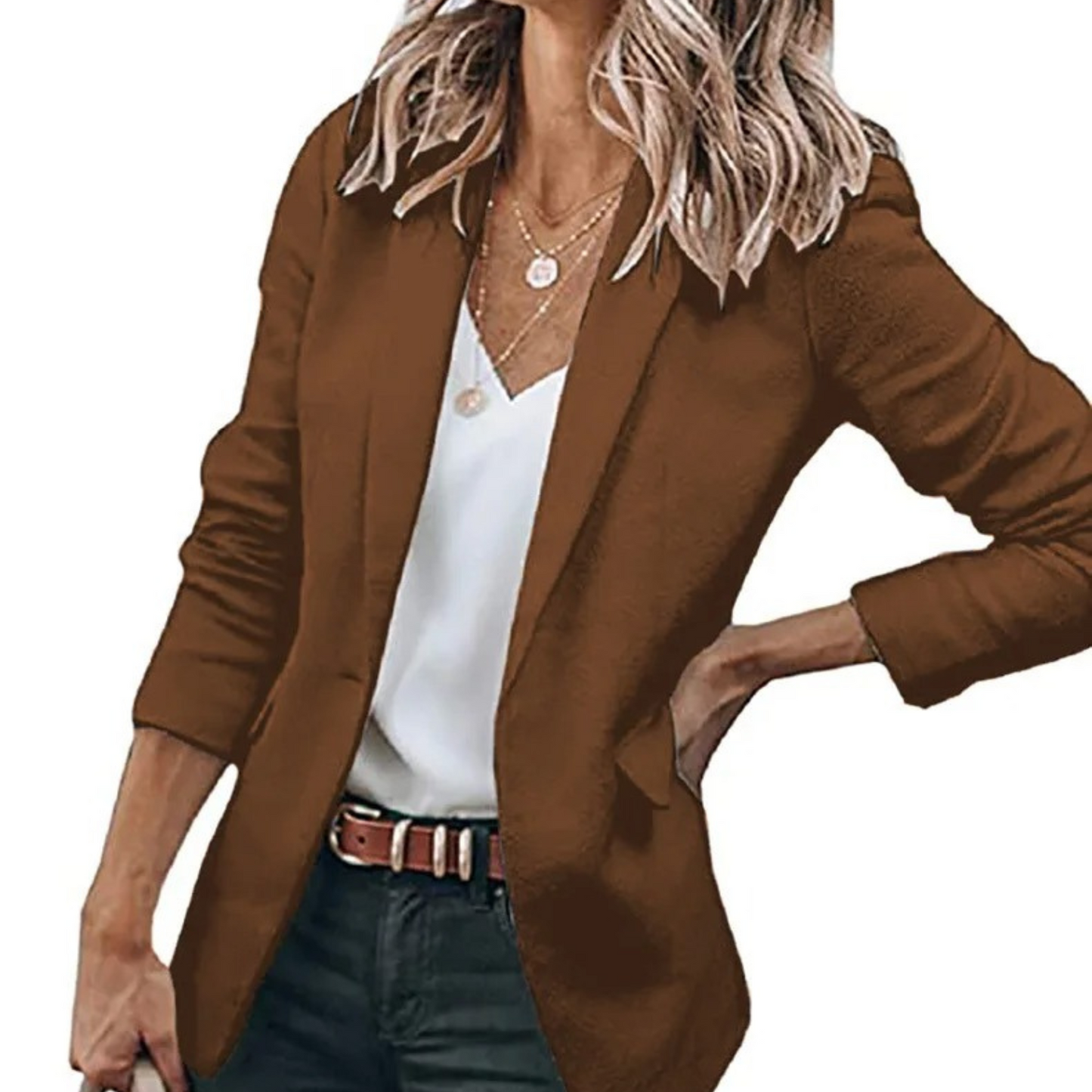 Elegant Blazer for Women with Long Sleeves