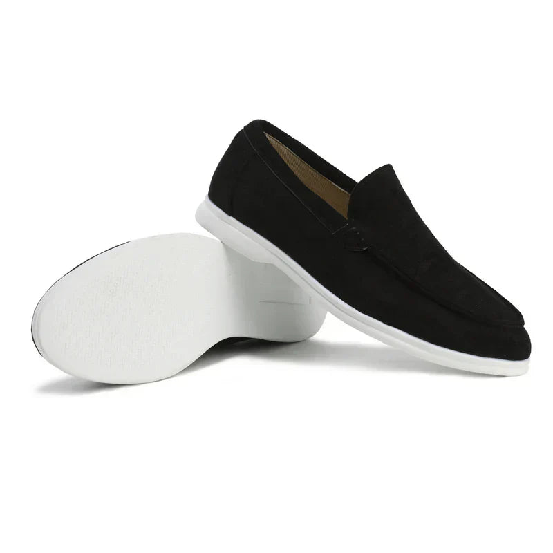 Elliot - Italian Suede Loafer Shoes