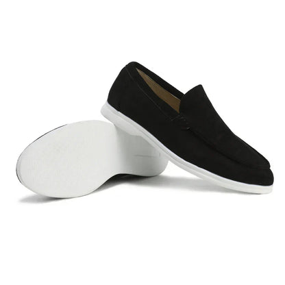 Elliot - Italian Suede Loafer Shoes