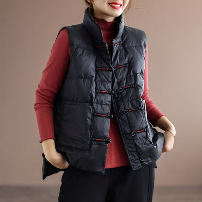 Damen Winterweste Bequem Mit Taschen