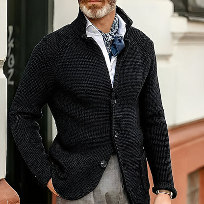 Men's Knitted Cardigan Elegant Modern