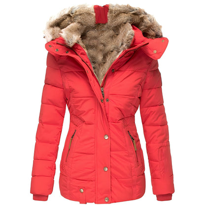 Stylish Women's Jacket Warm Hood