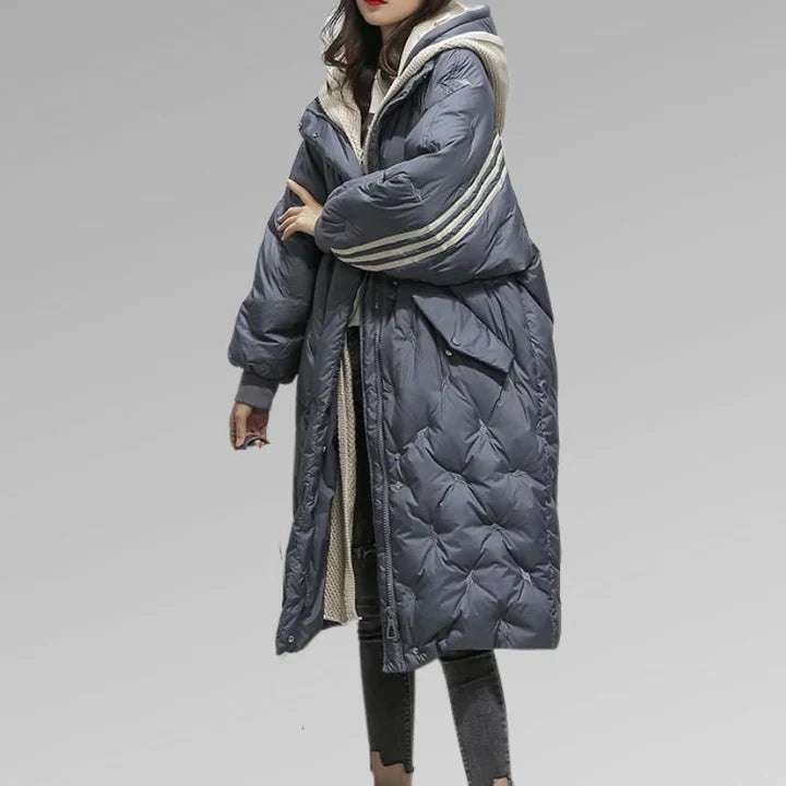 Long Down Jacket Women Warm Winter
