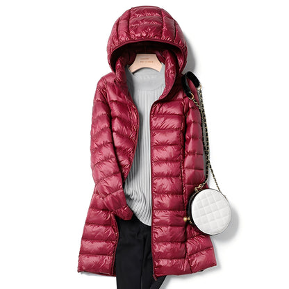 Stylish Women's Down Jacket Warm and Cuddly