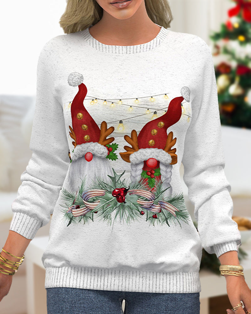 Christmas Sweatshirt Festive Red