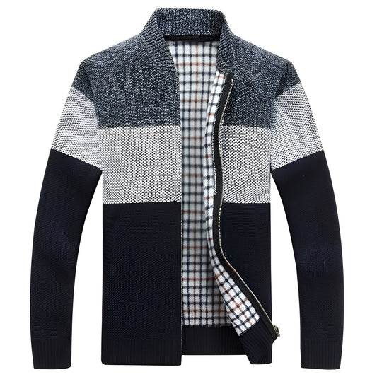 Praktische Freizeitjacke Warm Fleece für Männer - IdealeKleiden