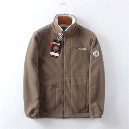 Winddichte Herren Fleecejacke Warm & Bequem - IdealeKleiden