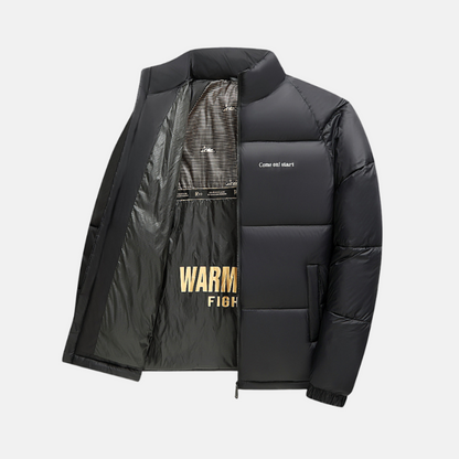 Winter Jacket Insulated Warm Quilted Jacket Loose Fit