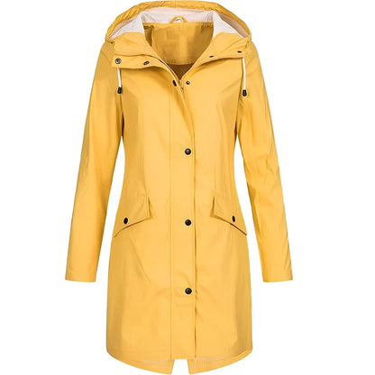 Waterproof Women's Coat Long Versatile Jacket