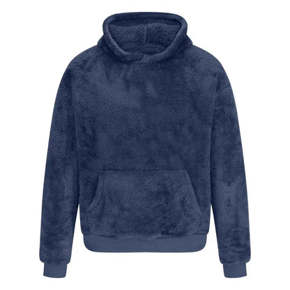 Soft plush hoodie