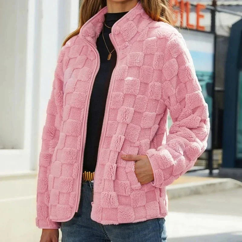 Plaid Women's Trendy Winter Jacket