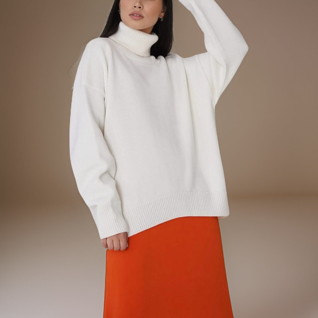 Women's Turtleneck Sweater Warm Winter