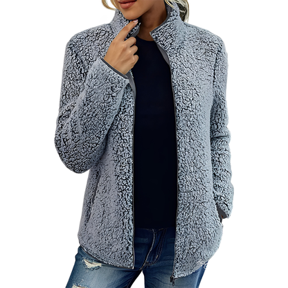 Women's Fleece Coat Soft Elegant