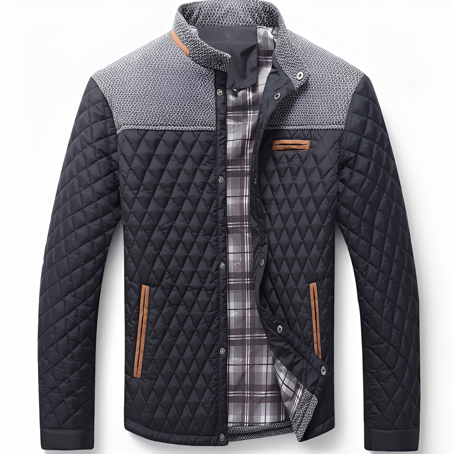 Men's Warm Quilted Leisure Jacket