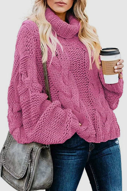 Elegant Cashmere Turtleneck Sweater Winter