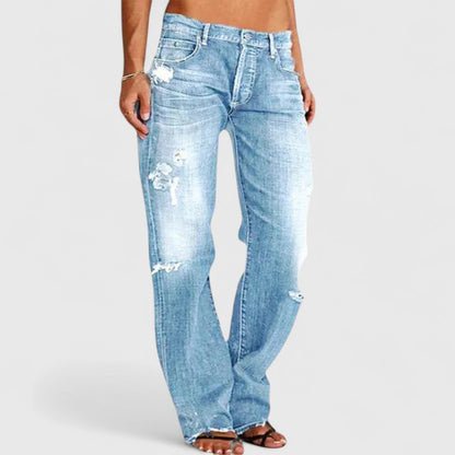Women's Vintage Jeans Loose Fit Washed Out