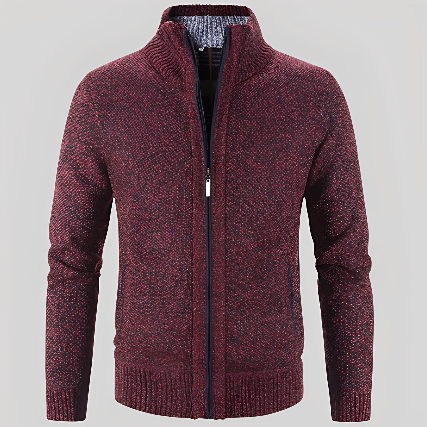 Practical Men's Zipper Cardigan
