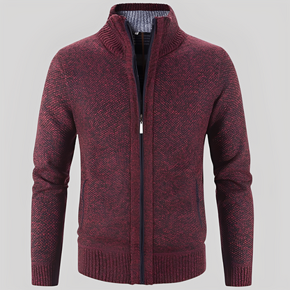 Practical Men's Zipper Cardigan