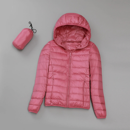 Lightweight outdoor jacket Hooded design Insulated