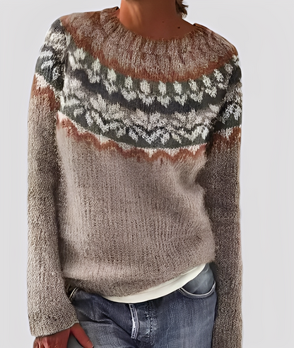 Damen Wollpullover Elegantes Design