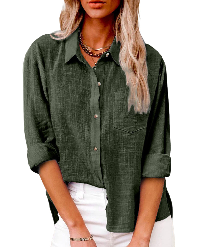 Practical shirt with chest pockets