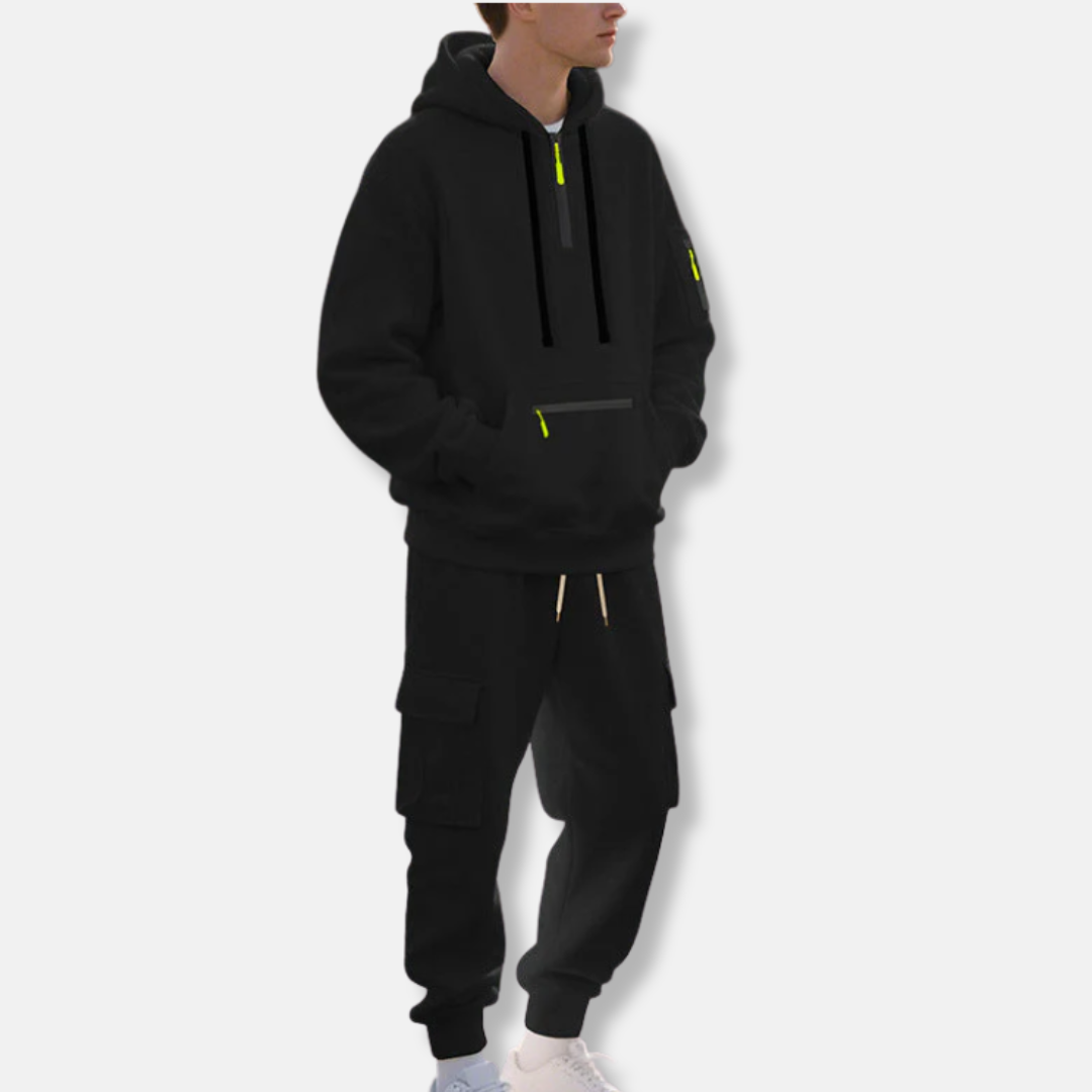 Comfortable Tracksuit Hoodie Cargo Pants