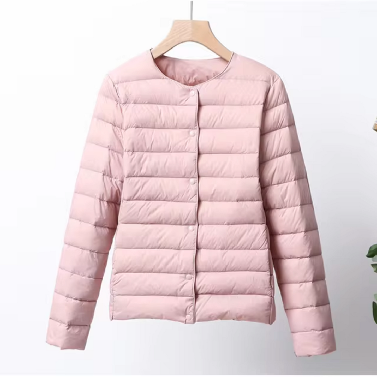 Lightweight Women's Jacket | Waterproof Collarless Puffer Jacket