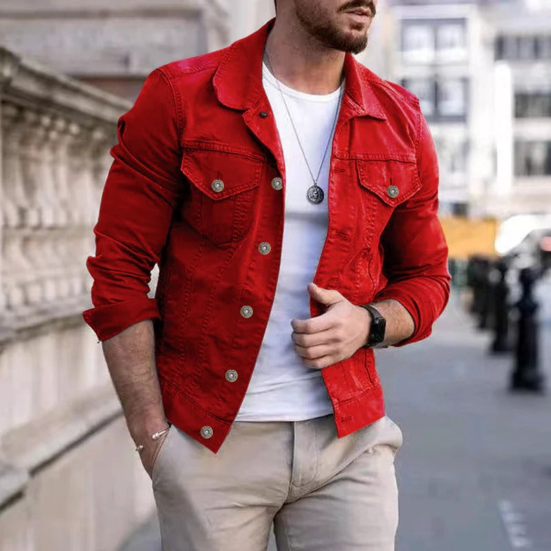 Men's Classic Denim Jacket ModernSlimFit