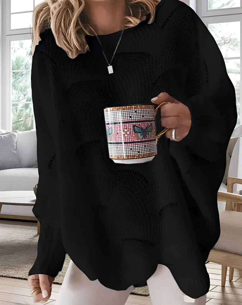 Stylish V-neck sweater for women