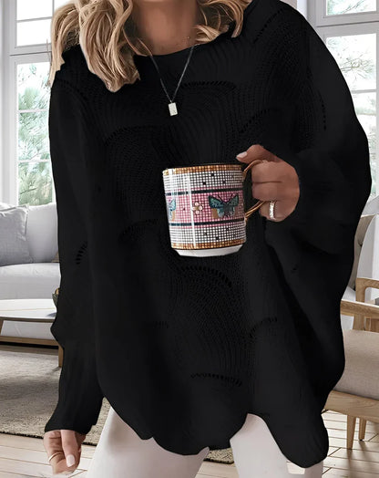 Stylish V-neck sweater for women