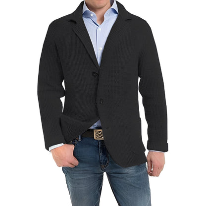 Stylish men's jacket with flap pockets