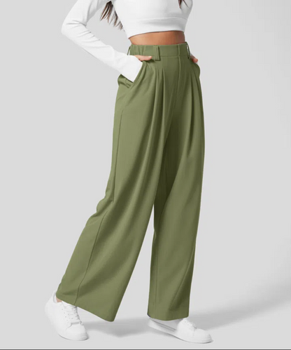 Elegant Women's Trousers Wide Leg Custom Made