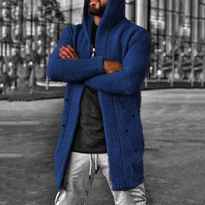 Men's Cardigan Hood Warm