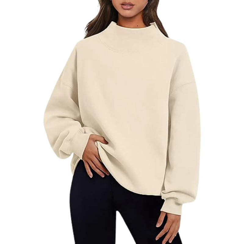 Comfortable Oversized Long-Sleeve Sweater