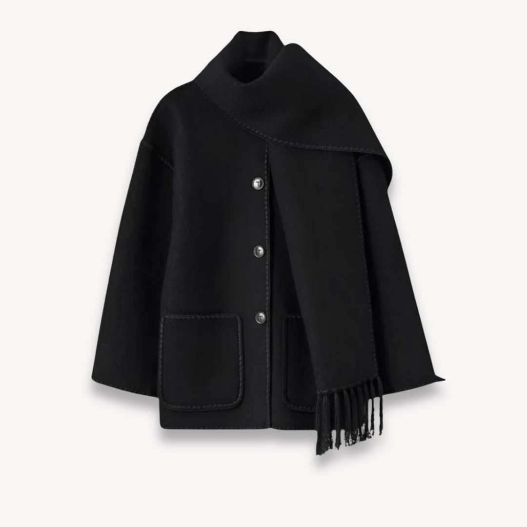 Winterjacke Damen Schal inklusive - IdealeKleiden