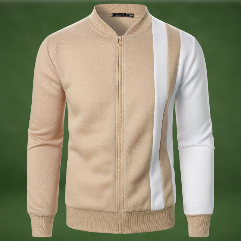 Athletic Sweatshirt Zipper Polyester Mix