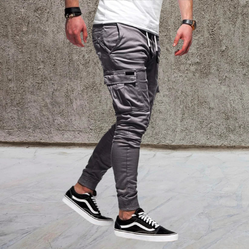 Comfortable Men's Cargo Pants With Many Pockets