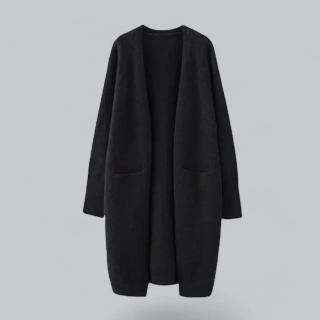 Damen Strickjacke Offen Vorne Warm - IdealeKleiden