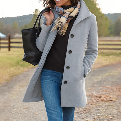 Elegant Women's Coat Modern Cut