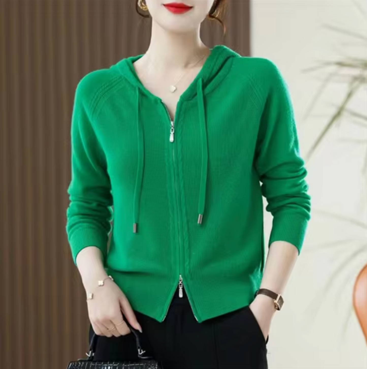 Women's Soft Cashmere Hoodie