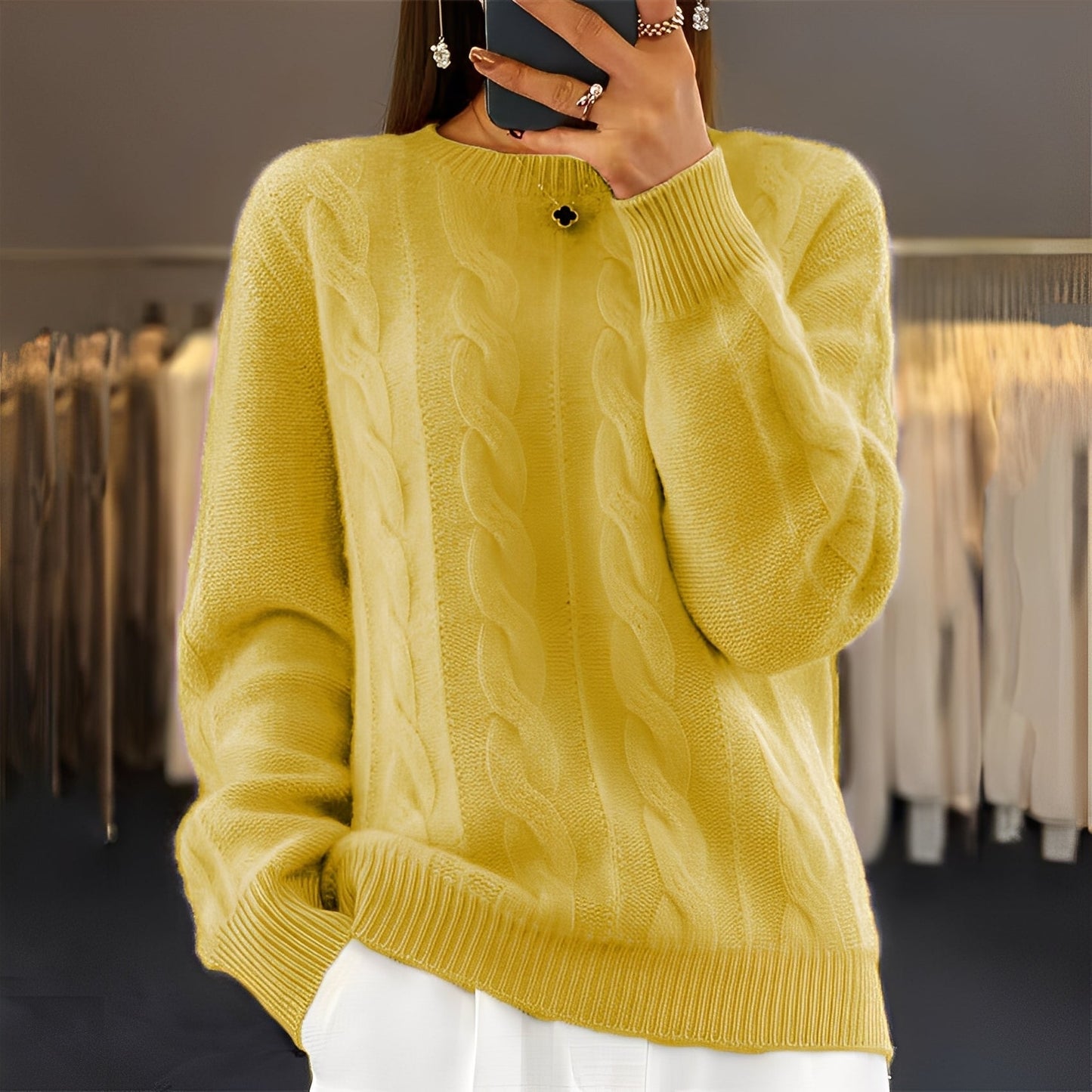 Eleganter Damenpullover Zeitlose Mode