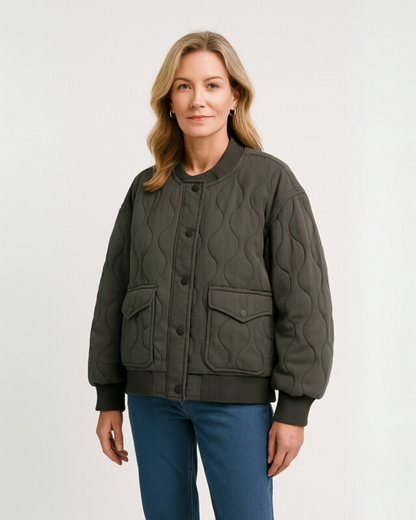 Fashionable Women's Trendy Bomber Jacket