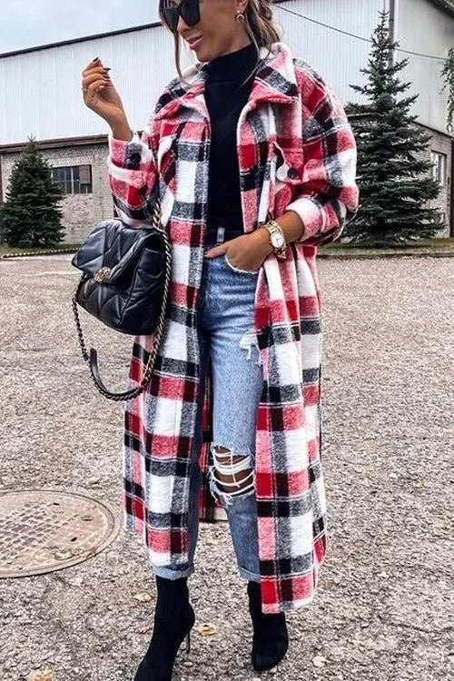 Long Women's Winter Coat Warm & Elegant