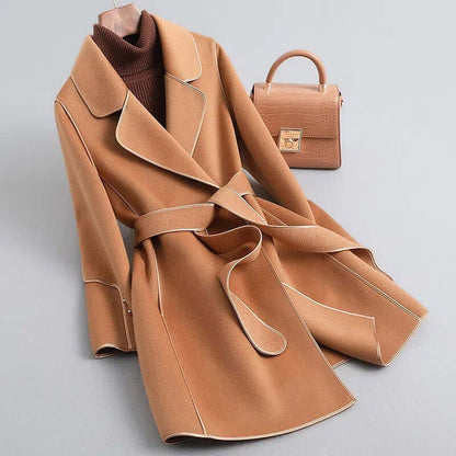 Women's Long Elegant Wool Winter Coat
