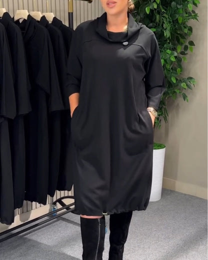 Elegant Clothing 3/4 Sleeves Shawl Collar