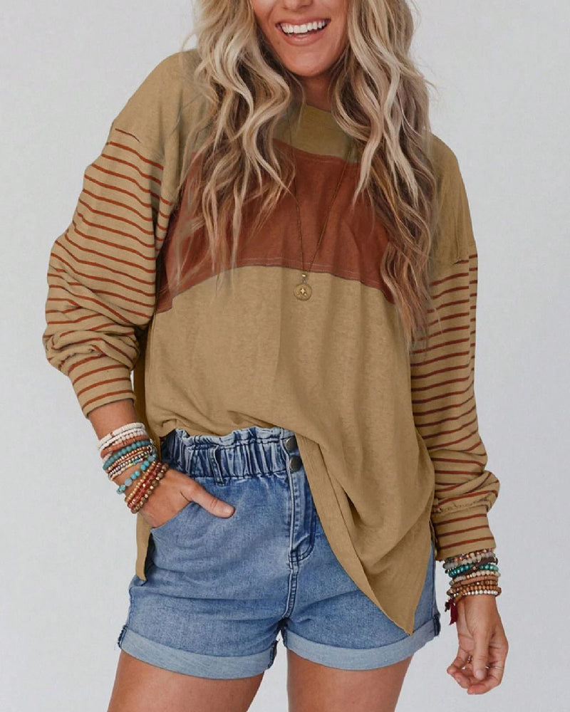 Colorful Striped Top for Women