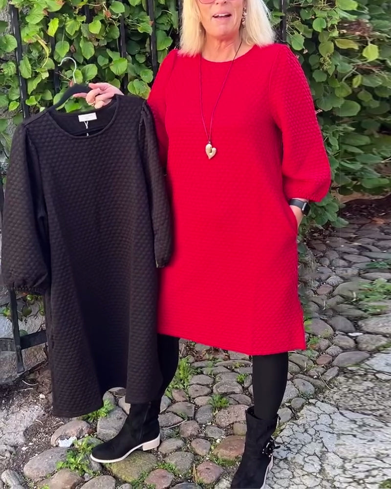 Elegant Round Neck Dress