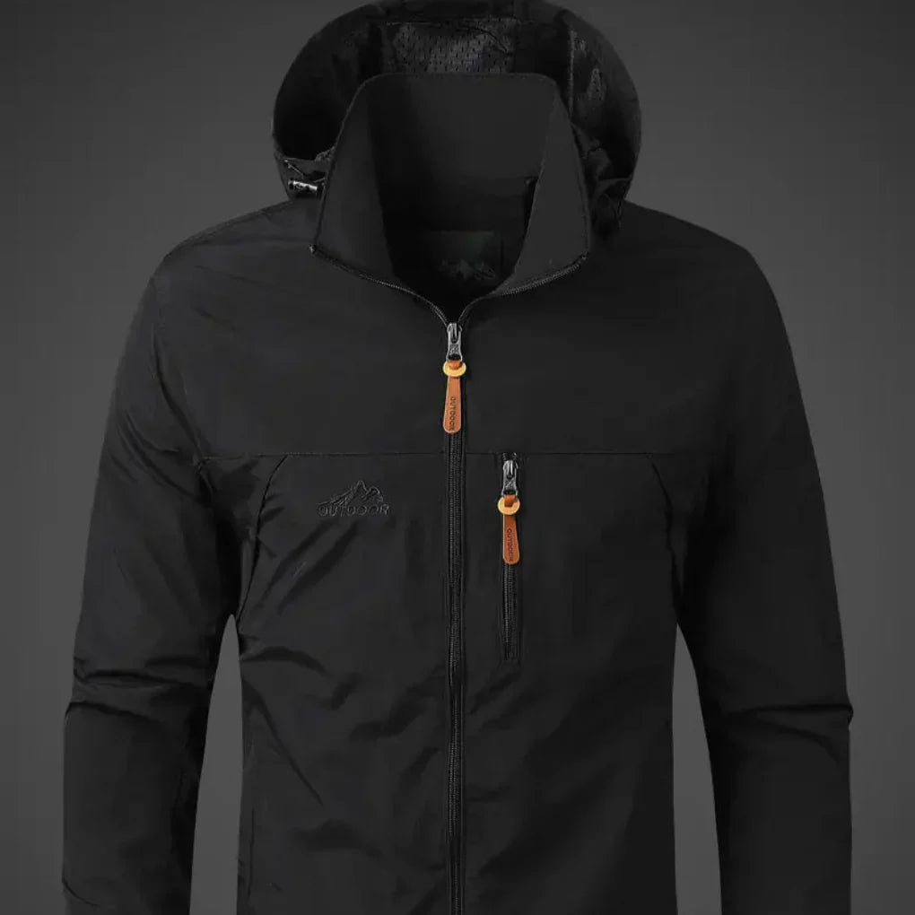 Men's Waterproof and Windproof Outdoor Rain Jacket