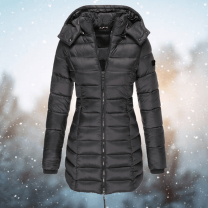 Women's Long Warm Winter Puffer Jacket