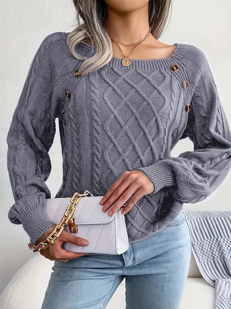 Women's Casual Crew Neck Pullover